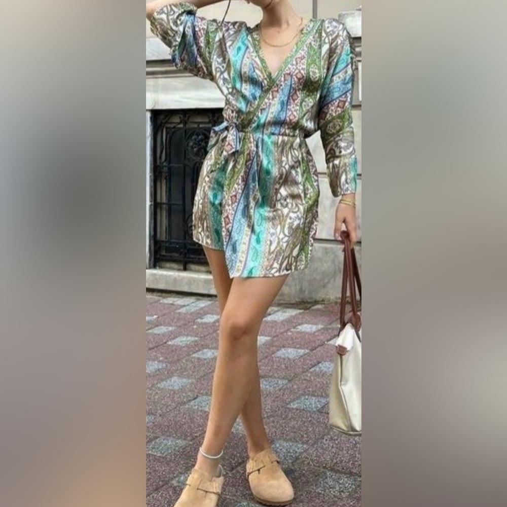 Zara paisley print romper